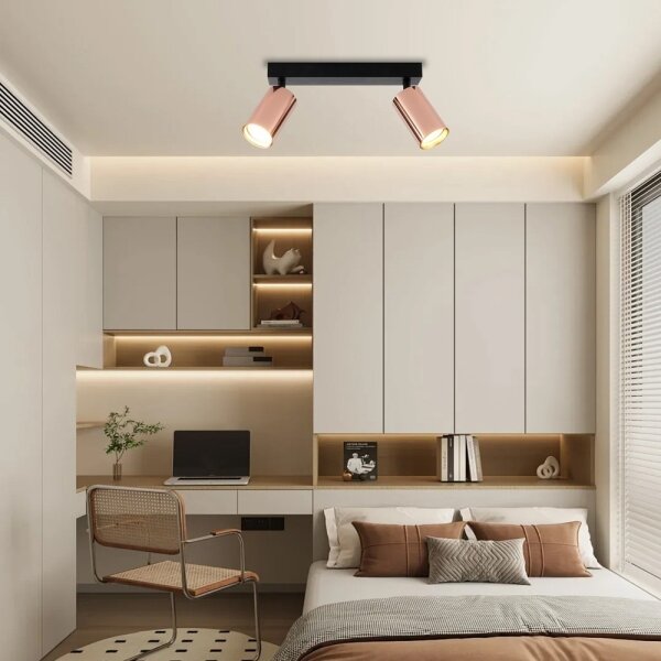 Immax NEO 08302L - Faretto PUNTO 2xGU10/9W/230V oro rosa