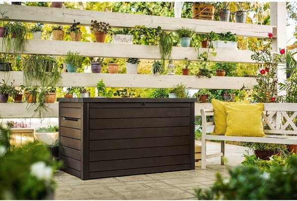 Contenitore da giardino in plastica marrone Ontario - Keter