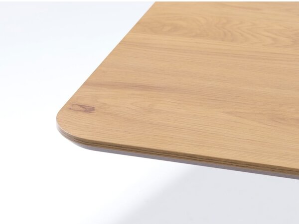 Tavolo da pranzo con piano effetto rovere 90x160 cm Cesura – Unique Furniture