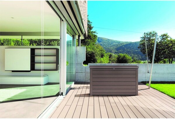 Contenitore da giardino in plastica marrone Ontario - Keter