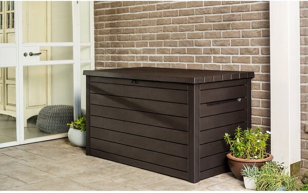 Contenitore da giardino in plastica marrone Ontario - Keter