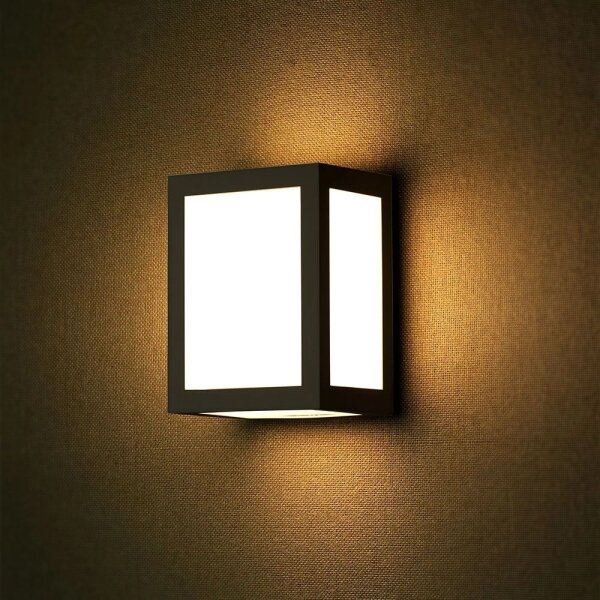 Applique da esterno LED/12W/230V 3000K IP65 nero