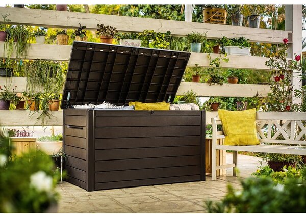 Contenitore da giardino in plastica marrone Ontario - Keter