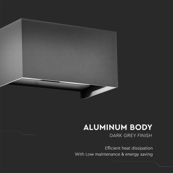 Applique LED da esterno 24W/230V 4000K IP65 antracite