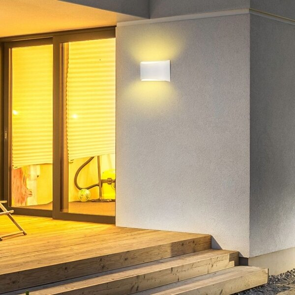 Applique LED da esterno LED/9W/230V 4000K IP54 bianco
