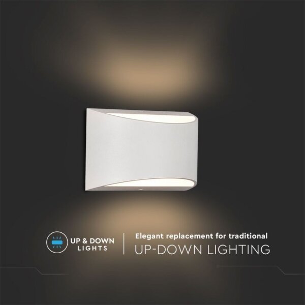Applique LED da esterno LED/9W/230V 4000K IP54 bianco