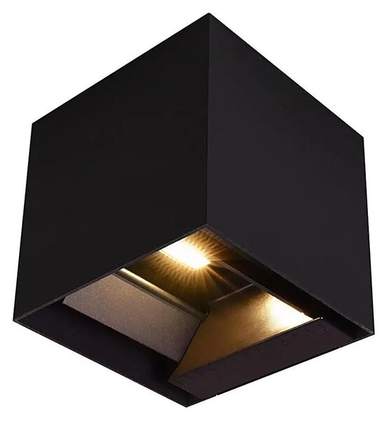 Lampada solare da parete a LED con sensore LED/9W/3,7V 3000/4000/5000K IP65 2600mAh nera