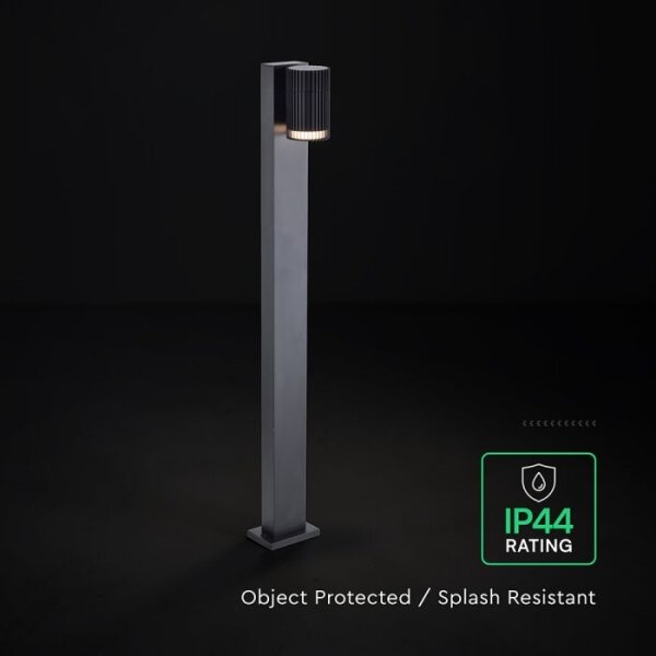 Lampada da esterno 1xGU10/10W/230V IP44 50 cm nera