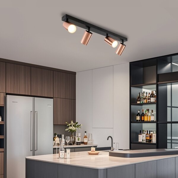 Immax NEO 08303L - Faretto PUNTO 4xGU10/9W/230V oro rosa