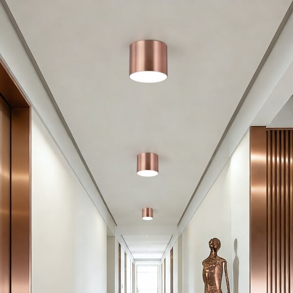 Immax NEO 07319L - Plafoniera LED dimmerabile RONDATE 18W/230V, diam. 11,5 cm, Wi-Fi Tuya, rosa