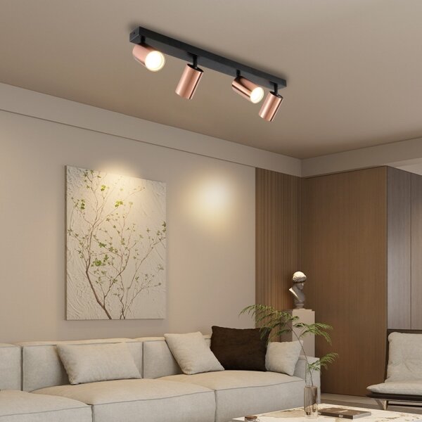 Immax NEO 08303L - Faretto PUNTO 4xGU10/9W/230V oro rosa