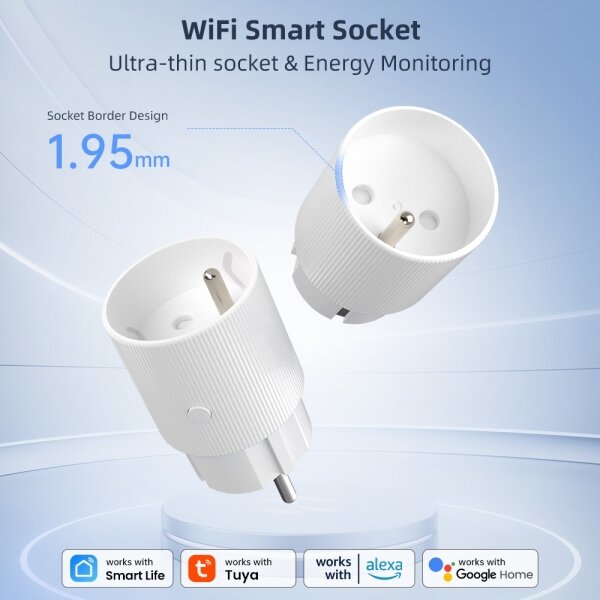 Immax NEO 07812L - Presa intelligente tipo E 3500 W Wi-Fi