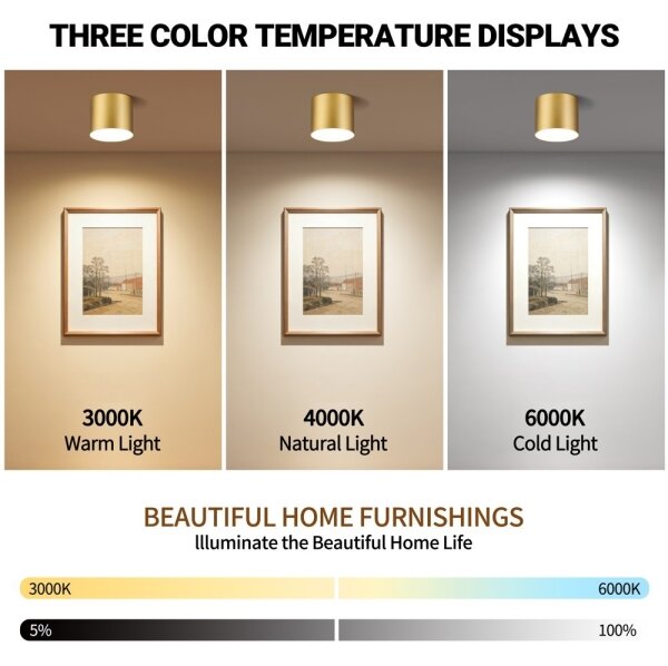Immax NEO 07317L - Plafoniera LED dimmerabile RONDATE 18W/230V 11,5cm Wi-Fi Tuya oro
