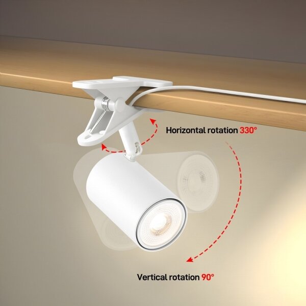 Immax NEO 08292L - Lampada a clip PUNTO 1xGU10/9W/230V bianca