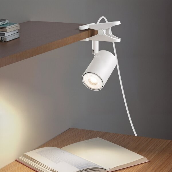 Immax NEO 08292L - Lampada a clip PUNTO 1xGU10/9W/230V bianca