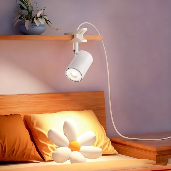 Immax NEO 08292L - Lampada a clip PUNTO 1xGU10/9W/230V bianca