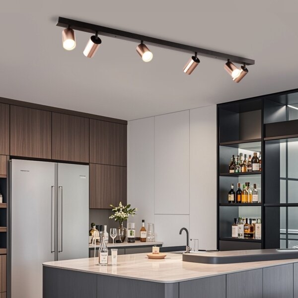 Immax NEO 08305L - Faretto PUNTO 6xGU10/9W/230V oro rosa