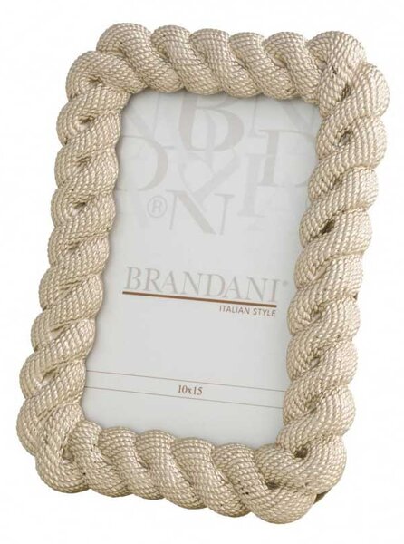 Brandani 52311 Portafoto Chicco Di Grano Oro - Poliresina, Misure 15x19,5 Cm Per Foto 10x15 Cm