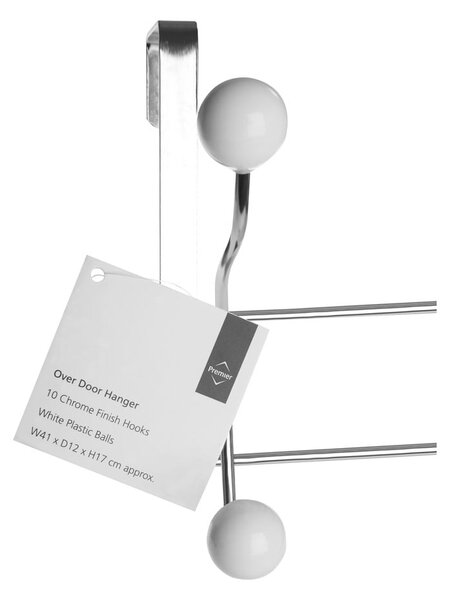 Appendiabiti in metallo argentato 40,5 cm Jaxen - Premier Housewares