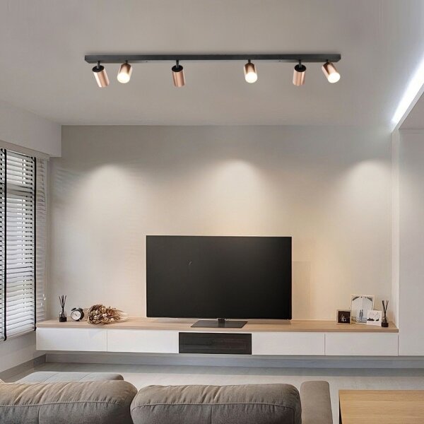 Immax NEO 08305L - Faretto PUNTO 6xGU10/9W/230V oro rosa