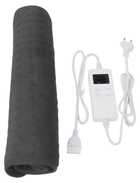 Cuscino riscaldante elettrico, multifunzionale, formato singolo, coperta per la casa con 6 temperature regolabili, timer, spegnimento automatico, HP4076