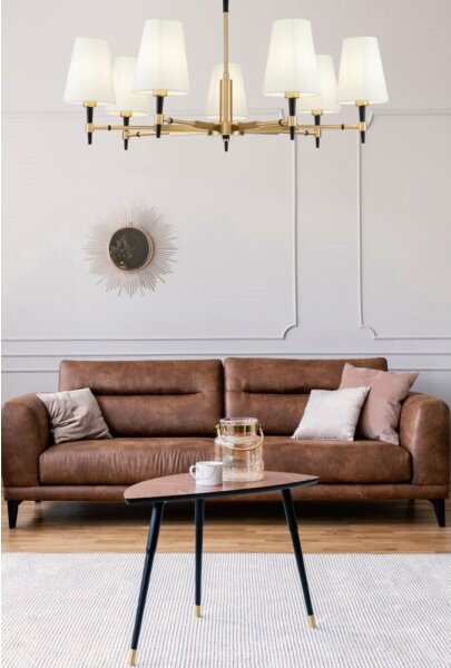Maytoni H001CL-07BS - Lampadario a sospensione con supporto rigido ZARAGOZA 7xE14/40W/230V