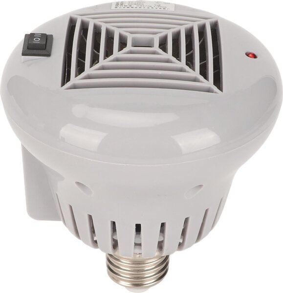 Termoventilatore per animali domestici 3 livelli di potenza sicuro piccolo box per rettili polli grigio 220 V