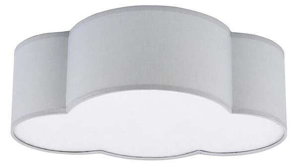 Plafoniera per bambini CLOUD MINI 2xE27/15W/230V grigio