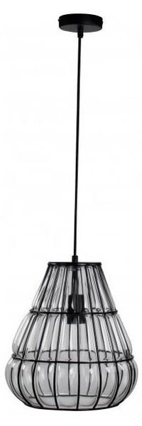 Wofi 6404.01.10.9000 - Lampadario a sospensione con filo BANKS 1xE27/40W/230V