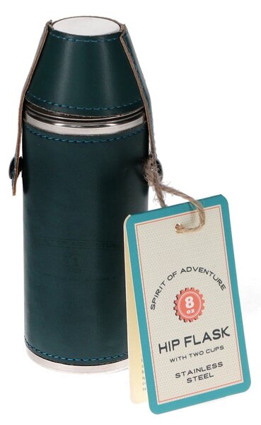Set di borracce e bicchieri in acciaio inox blu scuro 3 pezzi 220 ml Spirit of Adventure - Rex London