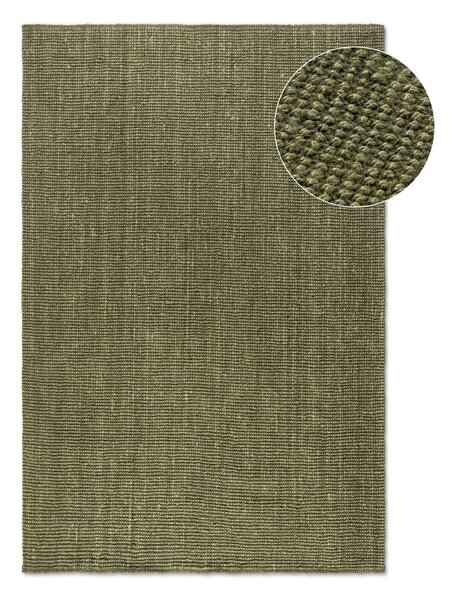 Tappeto color kaki in iuta 160x230 cm Bouclé – Hanse Home