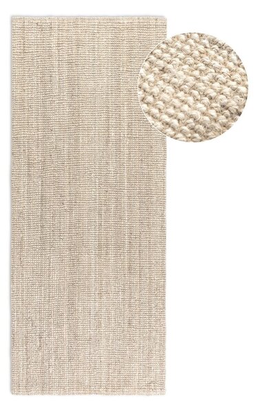 Passatoia color crema in iuta 80x200 cm Bouclé – Hanse Home