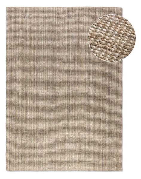 Tappeto grigio tortora in iuta 80x150 cm Bouclé – Hanse Home
