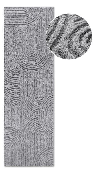 Passatoia grigia 80x240 cm Chappe Light Grey - Elle Decoration