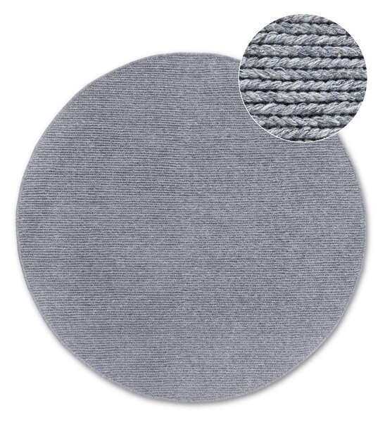 Tappeto rotondo grigio in lana tessuto a mano ø 160 cm Francois - Villeroy&Boch