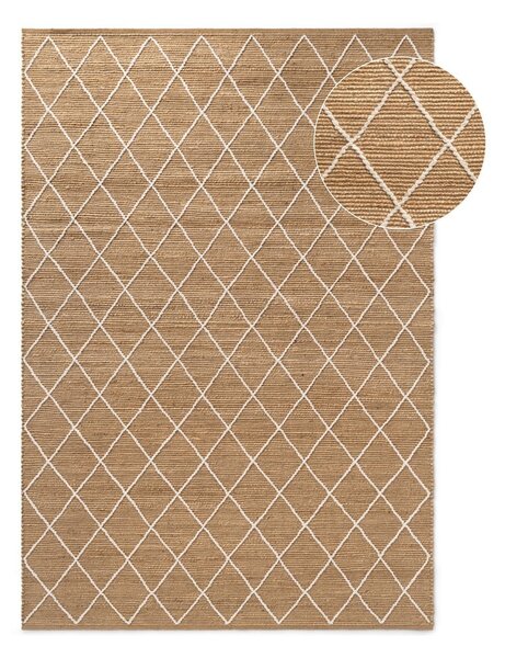 Tappeto di colore naturale in iuta tessuto a mano 160x230 cm Kunu – Hanse Home