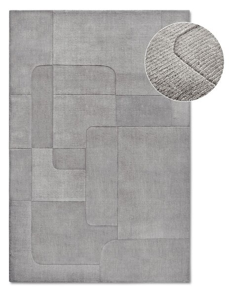 Tappeto grigio in lana tessuto a mano 120x170 cm Charlotte - Villeroy&Boch