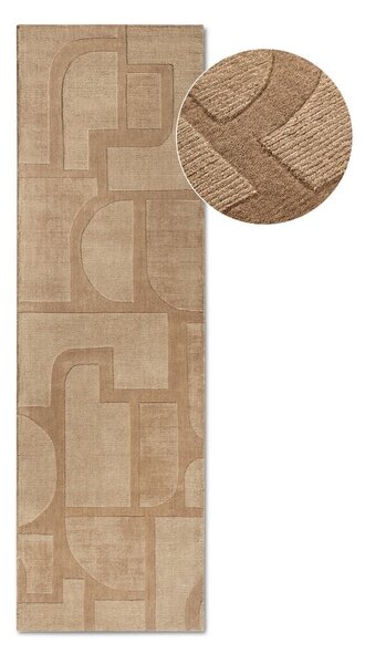 Passatoia beige in lana tessuta a mano 80x250 cm Alexis - Villeroy&Boch