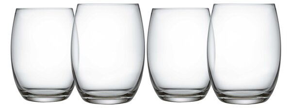 Alessi Set di 4 bicchieri per long drink in vetro cristallino - Mami XL