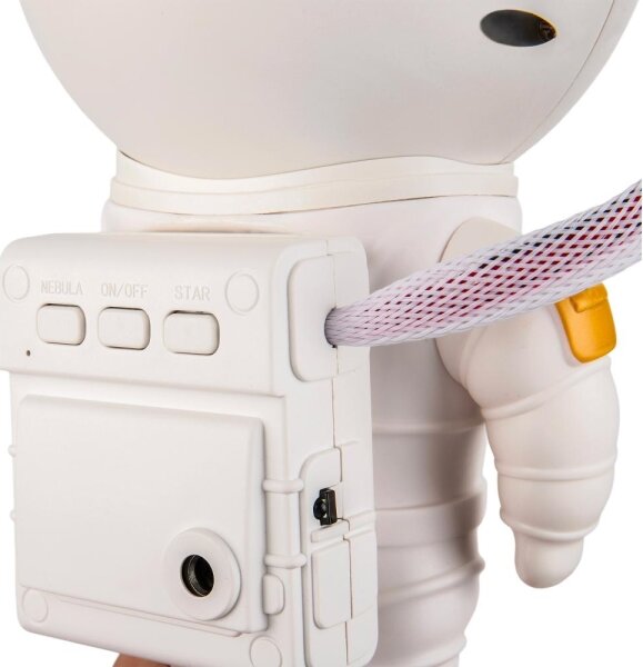 Retlux - Proiettore LED per bambini 230V astronauta 23,3 cm + telecomando