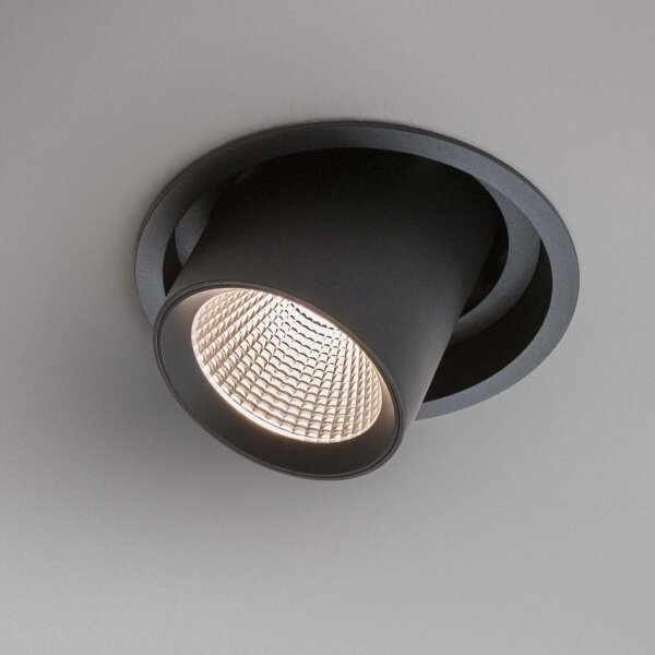 Ideal Lux - Faretto da incasso a LED NOVA, 12W, 230V, CRI 90, nero