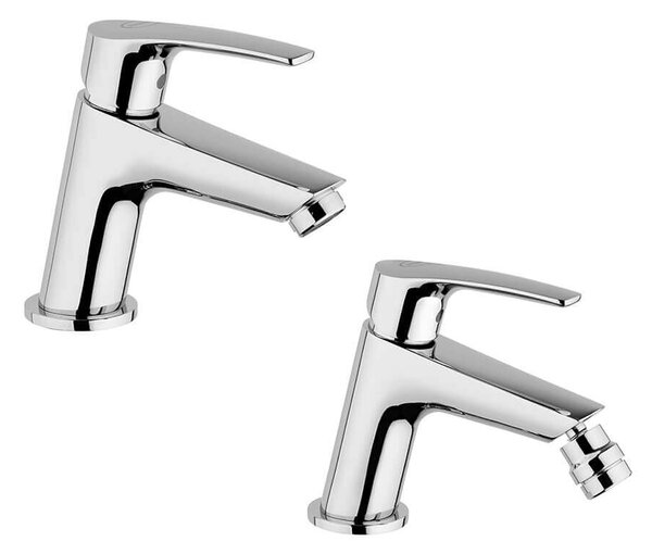 Set miscelatori Lavabo e bidet Lucente di Jacuzzi | Rubinetteria per piletta click clack