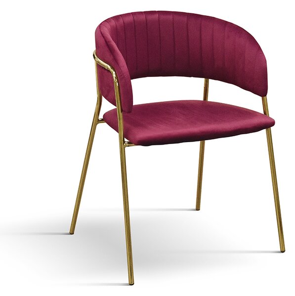 SOLANA - sedia di design moderno in velluto