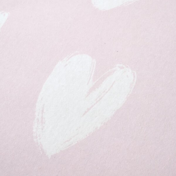 Lenzuolo per culla in flanella 70x140 cm Hearts - Catherine Lansfield