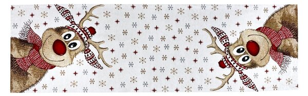 Runner Gobelin on allegro motivo renne Chenille IT031