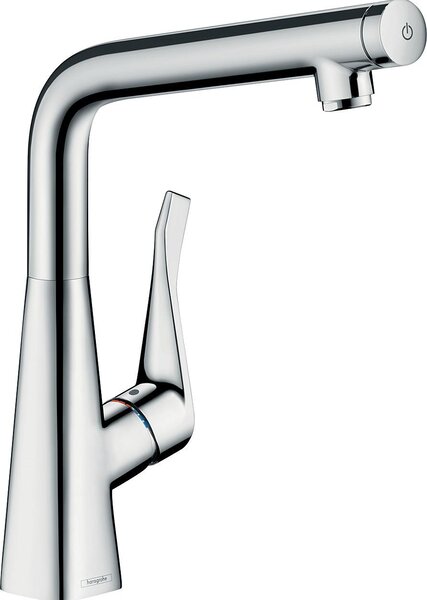 Hansgrohe Metris miscelatore per lavello Select bocca girevole cromo
