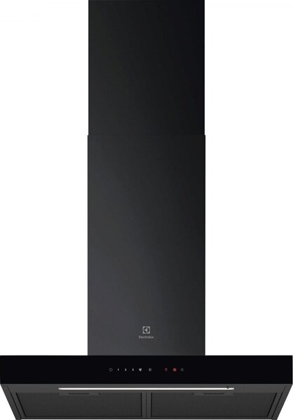 Electrolux Cappa Cucina Aspirante a Parete Larghezza 60 cm Profondit 45 cm Classe A colore Nero - LFT816K Serie 700 Breeze