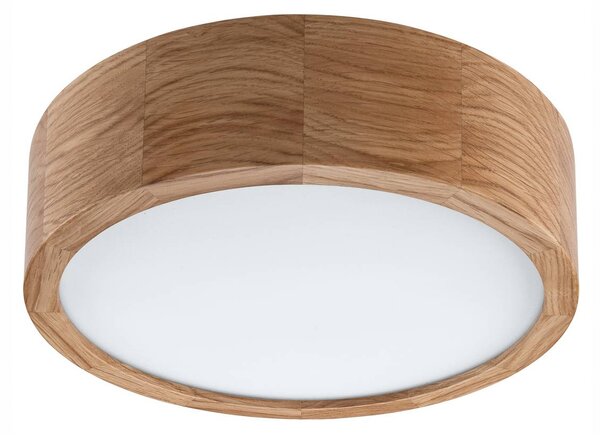 Plafoniera Caspian Envostar, dimmerabile, Legno chiaro, Bagno, Legno, Plafoniera