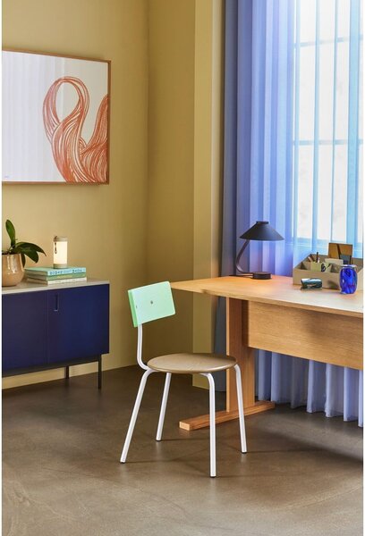 Tavolo da lavoro con piano in rovere 70x140 cm Forma - Hübsch