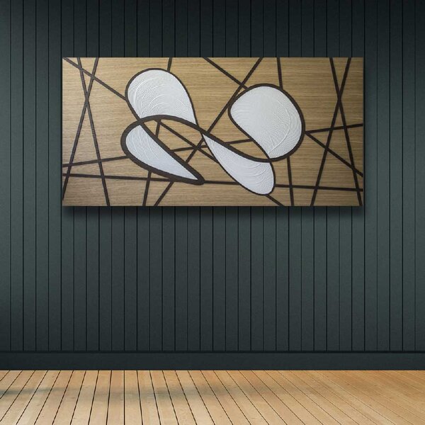 Lignis Quadro decorativo in legno dal design moderno in stile figurativo "Infinity" - Capriccio